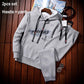 Hoodie Spring and Autumn Men's Clothing 2pcs set Trend Long-Sleeve Sweatshirt Set Large Size