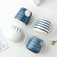 Japanese Creative Ceramic Cup Mug Large Capacity Tea Cup Milk Cup Office Water Cup Coffee Cup Couple Cup