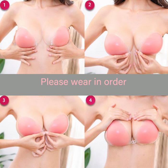 Silicone Chest Stickers Invisible Bra Gather Underwear Wedding Evening Dress Sexy Non-slip
