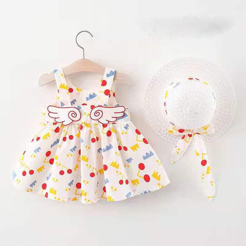 1-7Y Summer Princess Toddler Kid Child Girls Tutu Dress Party Wedding Birthday Dresses For Girl Wings Costumes