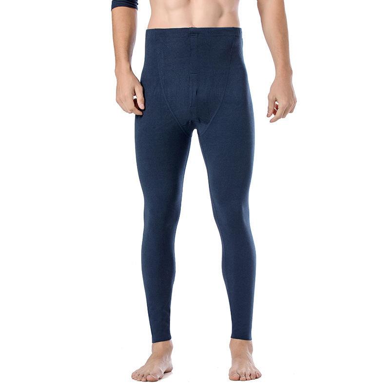 Men Winter Thermal Pants Male Autumn Tight Pants Thicken Windproof Comfortable Soft Lining High Elasticity Slim Wearable Versatile Spring Sweatpants