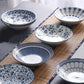 Blue and White Japanese-style Plate with Fruit Dessert Dish Plate Country Style Plate