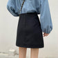 Sexy Strappy Skirt High Waist A-line Skirt College Style Slim Skirt Bag Hip Summer Mini Skirt