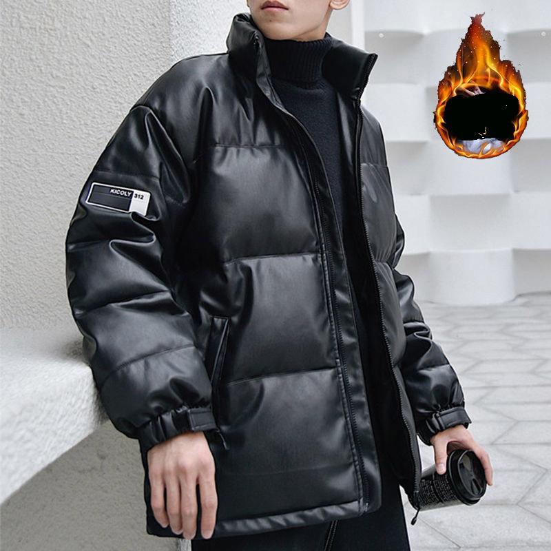 Men's Tide Brand Winter Thicken Padded Jacket Bread Wear Trendy Cotton Winter Jacket Clothes