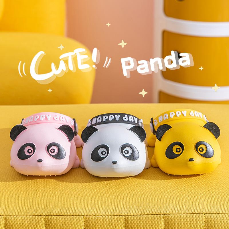 Kid Sandals and Slippers Summer Cartoon Panda 1-4 Years Old Children's Outdoor Slippers Boys and Girls Non-slip Slippers