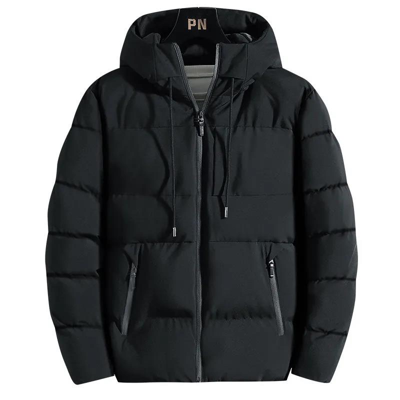 Men's Thick Down Jacket Winter Jacket Short Large Size Bread Suit Trendy Warm Jacket
