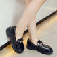 Children Elegant Princess Leather Casual Shoes Kids Girls Wedding Dress Party Solid Color Shoes for Girls