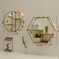 Nordic Style Shelf Store Wall Decoration Rack Tea Shop Wall Wrought Iron Living Room Creative Wall Hanging