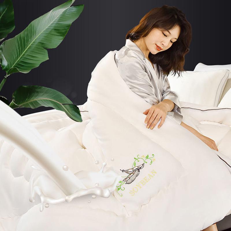 Cotton ComforterThicken Duvet Side Winter Quilts Home Bed Cover Soft Blankets Warm Bed