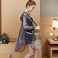 Hooded Shining Cardigan Women's Sun Protection Plus Size Loose Outer Thin Beach Coat Cardigan