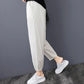 Casual Pants Women's Summer Thin Loose-fitting Sports Pants Nine Points Cotton and Linen Harem Pants Bloomers