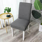 2/4/6Pcs Jacquard Plain Dining Chair Cover Spandex Elastic Chair Slipcover Case Stretch Chair Cover for Wedding Hotel Banquet