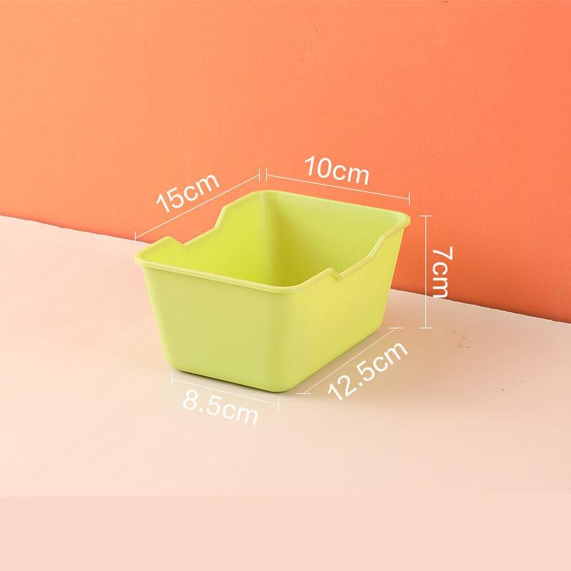 Desktop Sundries Storage Box Frosted Small Box Plastic Dust-proof Household Finishing Cosmetics Snack Storage Storage Box