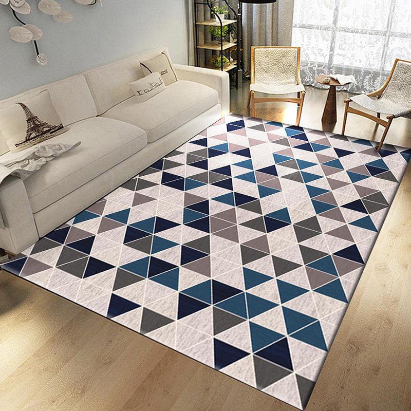 Nordic Carpet Rug for Living Room Modern Printing Geometric Floor Rug Non-slip Carpet for Parlor