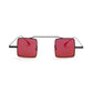 WTEMPO Fashion Prince Mirror Sunglass Women Personality Reflective Small Square Sunglasses Women Bra