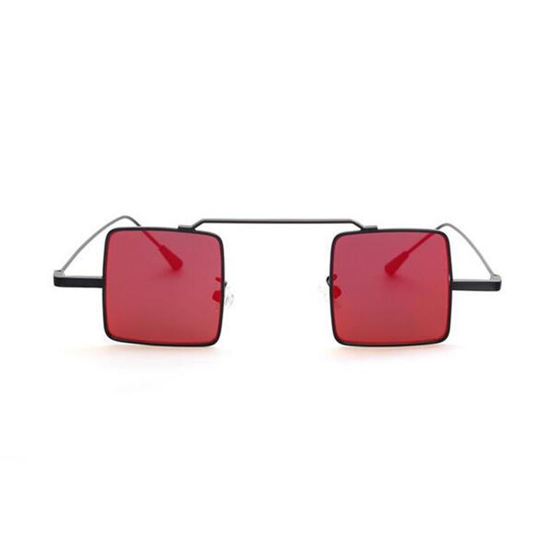 WTEMPO Fashion Prince Mirror Sunglass Women Personality Reflective Small Square Sunglasses Women Bra