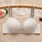Women's Underwear No Steel Ring Sexy Gather Bra Thin Small Bra Sweet and Cute Without Steel Ring Gather To Collect The Milk