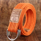 Men's and Women's Wild Canvas Belt Youth Students Double Ring Buckle Canvas Belt Woven Belt
