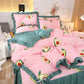 Korean Fashion Bed Skirt Four-piece Princess Style Lace Duvet Cover Girl Net Red Bedding