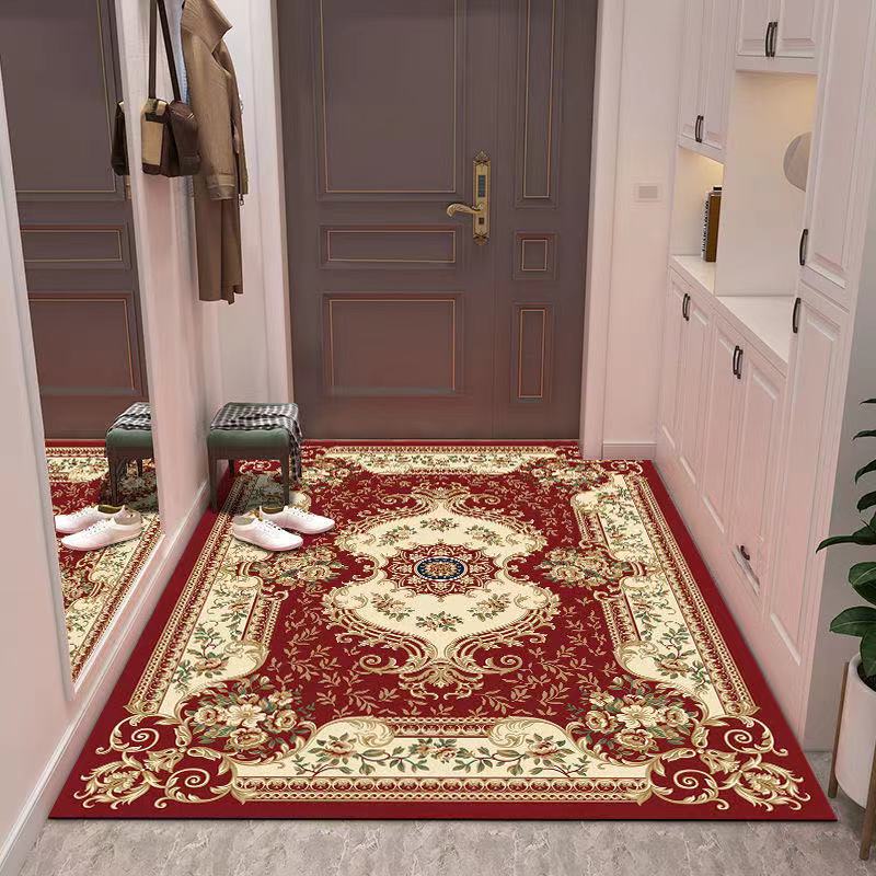 Household Carpet Bedroom Bedside Luxury Washable Carpet European Style Carpet Living Room Carpet
