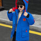Boys Padded Jacket Winter Clothes Medium and Long Style Medium and Large Children's Down Padded Jackets Thickened Tide Boy