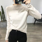 Core Spinning Spring and Autumn Loose Bottoming Shirt Short Long Sleeve Casual Knitted Sweater Women Half High Collar