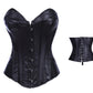 High Quality Front Zipper Leather Gothic Corselet Clubwear Costume Dancerwear Clothing Waist Trainer
