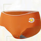 4pc Daisy Underwear Ice Silk Female Traceless Graphene Antibacterial File Silky Breathable Triangle Shorts