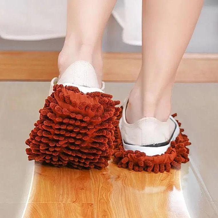 Women's Large Size Household Shoes Female Multifunctional Colorful Flat Soft Sloe Indoor Cleaning Shoes