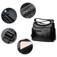 Sheep Leather Multi-layer Female Bag Fashion Trend Large Capacity Messenger Bag Middle-aged Lady Shoulder Bag Mother Bag