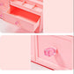 Desktop Cosmetic Storage Box Plastic Storage Rack Drawer Makeup Box Transparent Finishing Box Dressing Table Rack