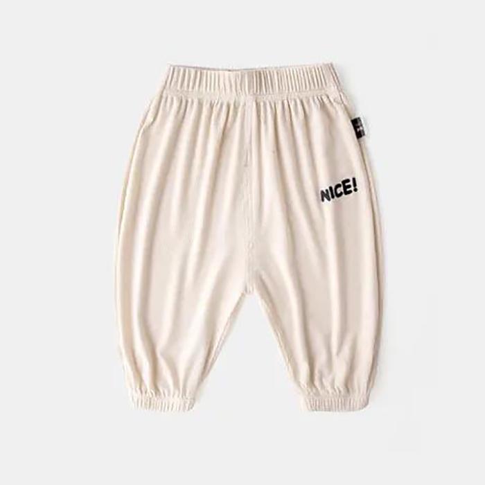 Children's Pants Summer Anti Mosquito Pants Boys and Girls Air-conditioned Pants Leggings Casual Pants Children's Knickerbockers