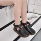 Children's Flat Princess Shoes Girls Spring Autumn Solid Color Flower Decoration Casual Single Shoes