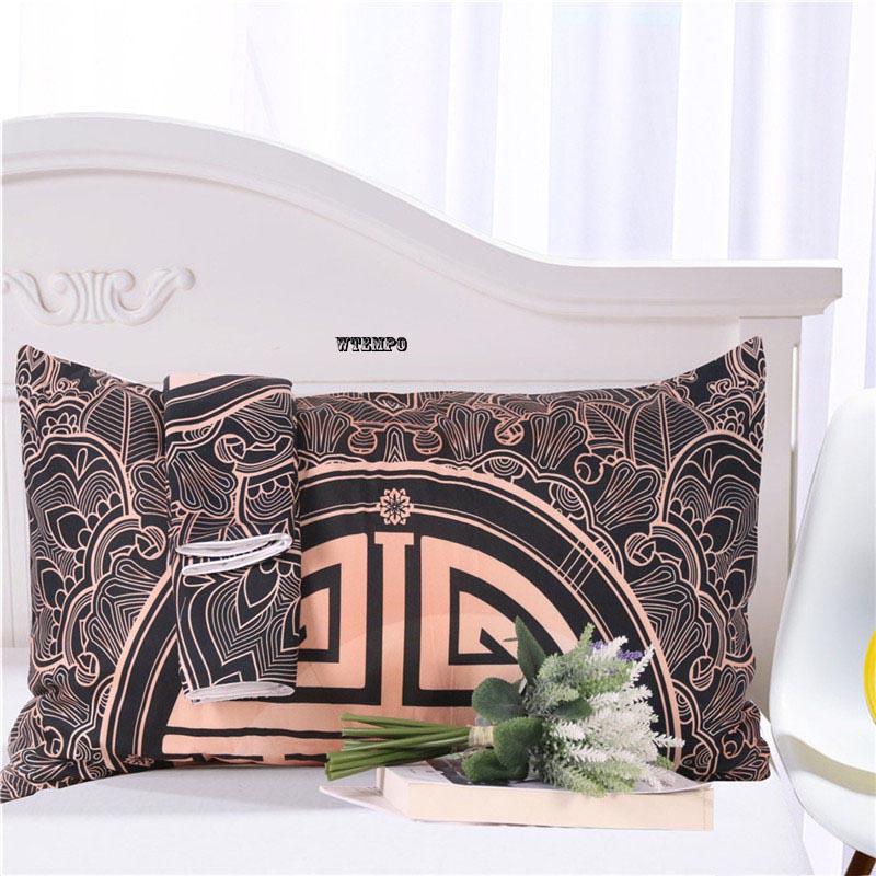 Europe and United State  Silk Embroidery Quilt Pillowcase Home Textile  Bedding Set