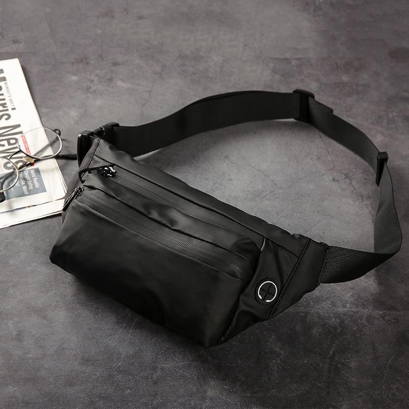 Pocket Men's Waterproof Leather Large-capacity Shoulder Bag Outdoor Riding Sports Messenger Bag
