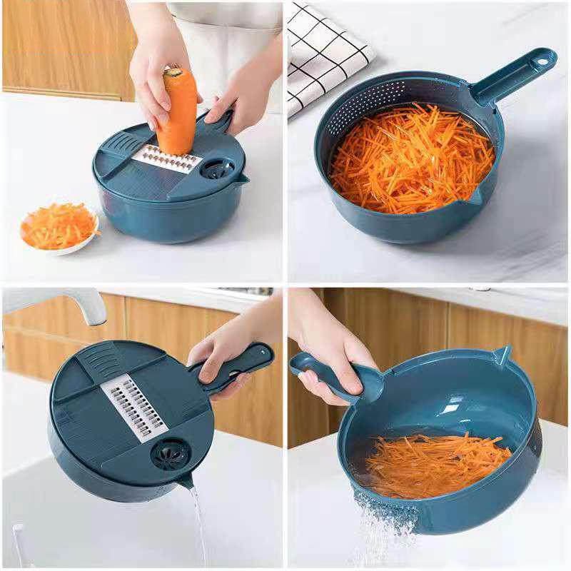 Multi-function Vegetable Cutter Vegetable Chopping Artifact Potato Shredded Carrot Shredded Grater Grater Slicer