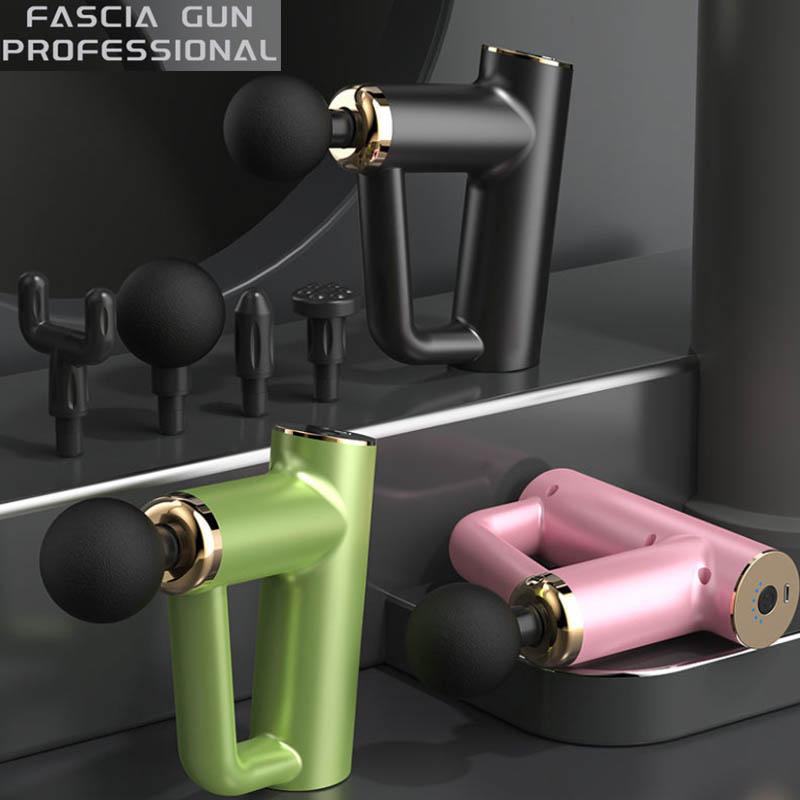 Mini Fascia Gun Massage Neck Film Relief Relax Muscle Gun Electric Fitness Massager