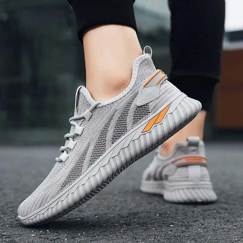 Spring and Autumn 2021 New Thin Version of Breathable Sneakers Male Running Shoes Men's Outdoor Casual Shoes