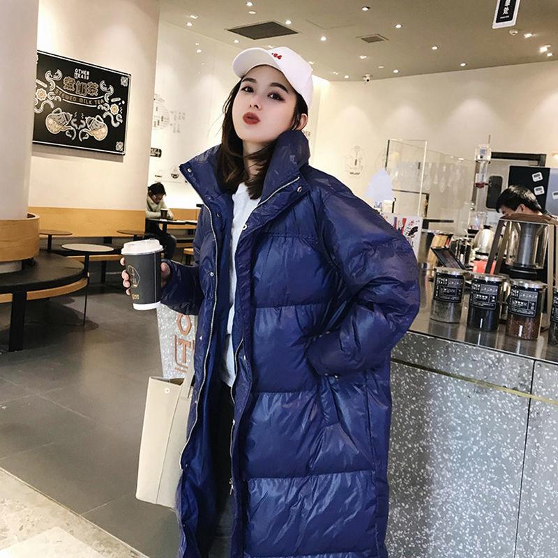 Women's Cotton-padded Jacket Over The Knee Long Winter Loose Bread Coat Warm Cotton Coat Cotton Coat