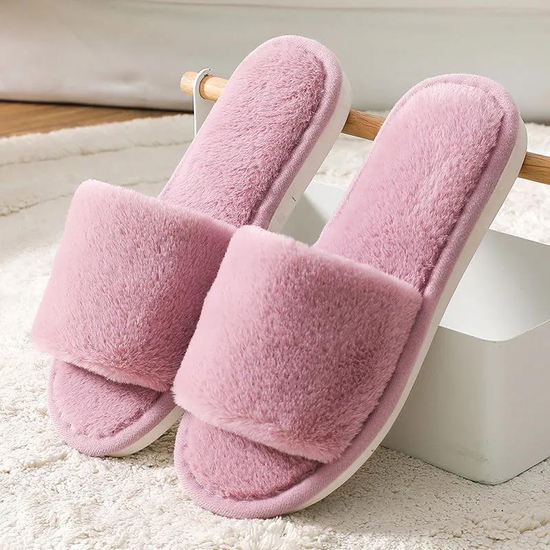 Women's Autumn and Winter Outdoor Slippers Home Thick-soled Slippers