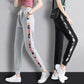 Women's Cotton Casual Pants Sports Autumn High Waist Loose All-match Nine-point Pants Trendy Slim Drape