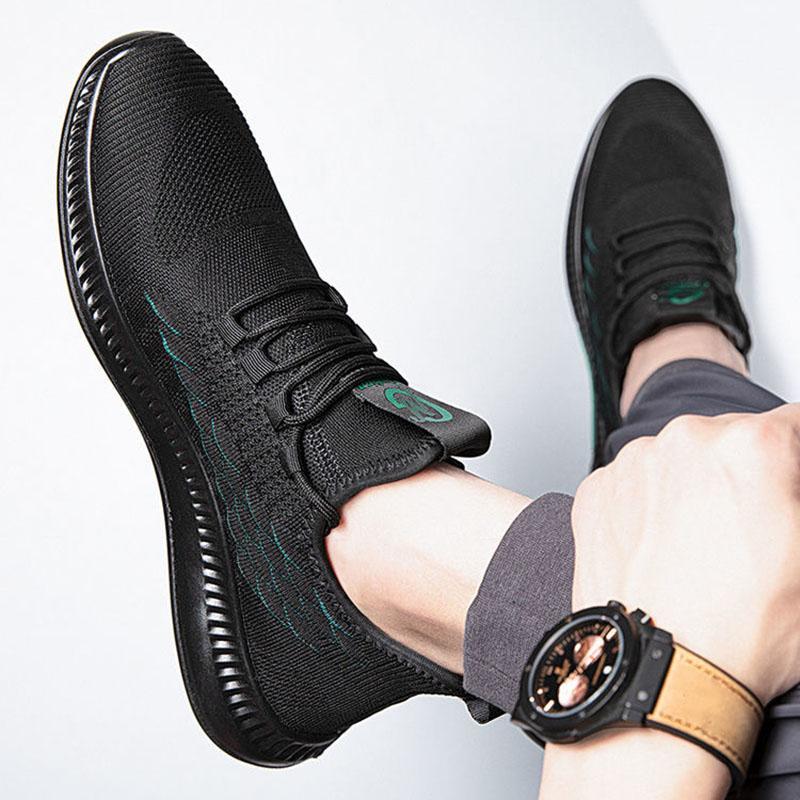 Spring Autumn New Men Sports Shoes Breathable Deodorant Running Shoes Casual Sports Shoes Men Simple Versatile