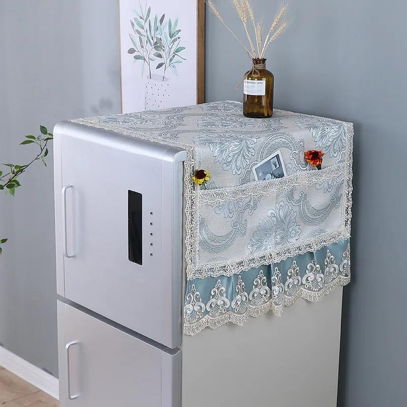 Refrigerator Dust Cover Lace Refrigerator Cover Home Decor Refrigerator Hanging Bag