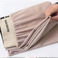 Ladies Ice Silk Wide Leg Casual Pants Summer Thin High Waist Straight Loose Thin Large Size Black Cool Stretch Pants