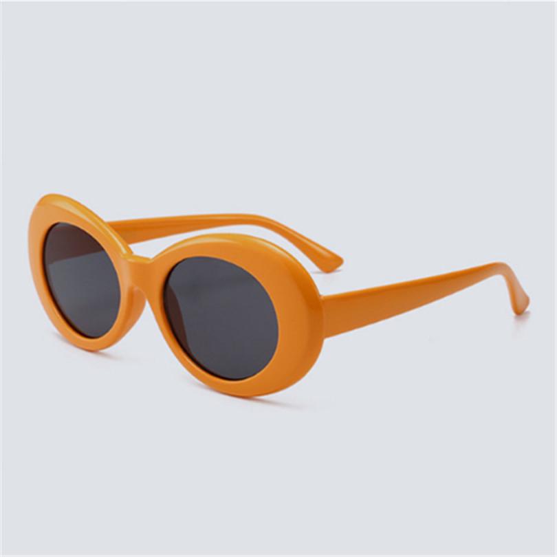 Clout Goggles NIRVANA Kurt Cobain Round Sunglasses Men Women Brand Designer Mirrored Glasses Male Fe