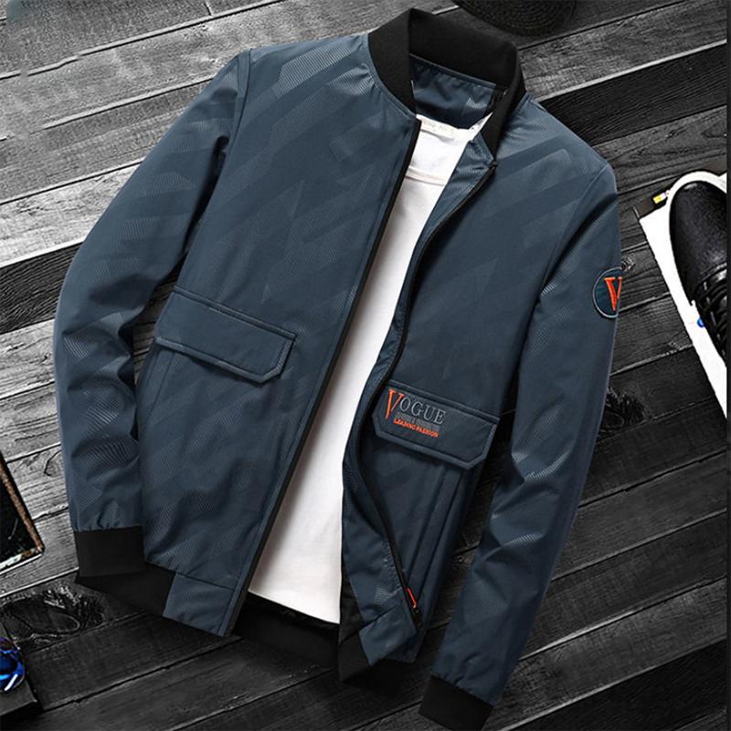 Jackets for Men Trendy Handsome Boy Upper Clothes Grown Youth Korean Style Autumn Jackets