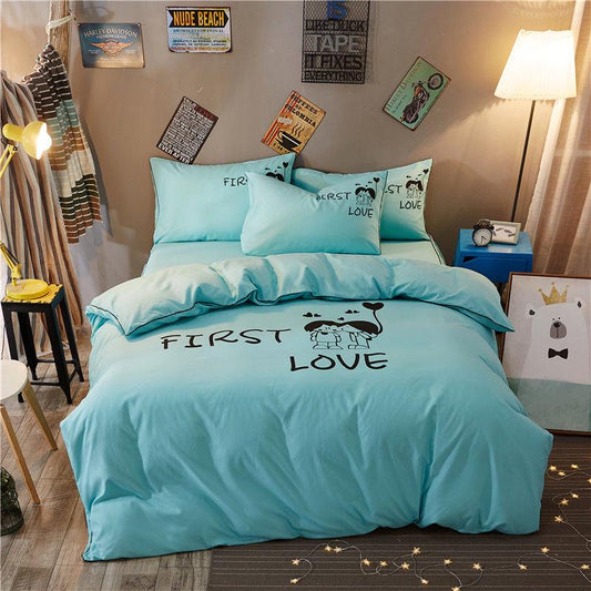 Bedding Sets Comfortable Home Textile Four-piece Soft Warm Bedding Sets