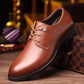 Men's Business Casual Leather Shoes Non-slip British Men's Shoes Breathable Work Men's Work Shoes
