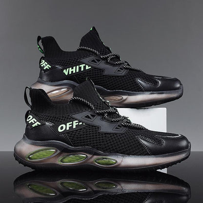 Spring and Autumn Men's Shoes Lightweight Breathable Casual Sports Shoes Thick Sole Shoes Men