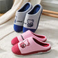 Autumn and Winter Pure Cotton Slippers Indoor Non-slip Soft-soled Shoes Warm Simple Plush Cotton Shoes